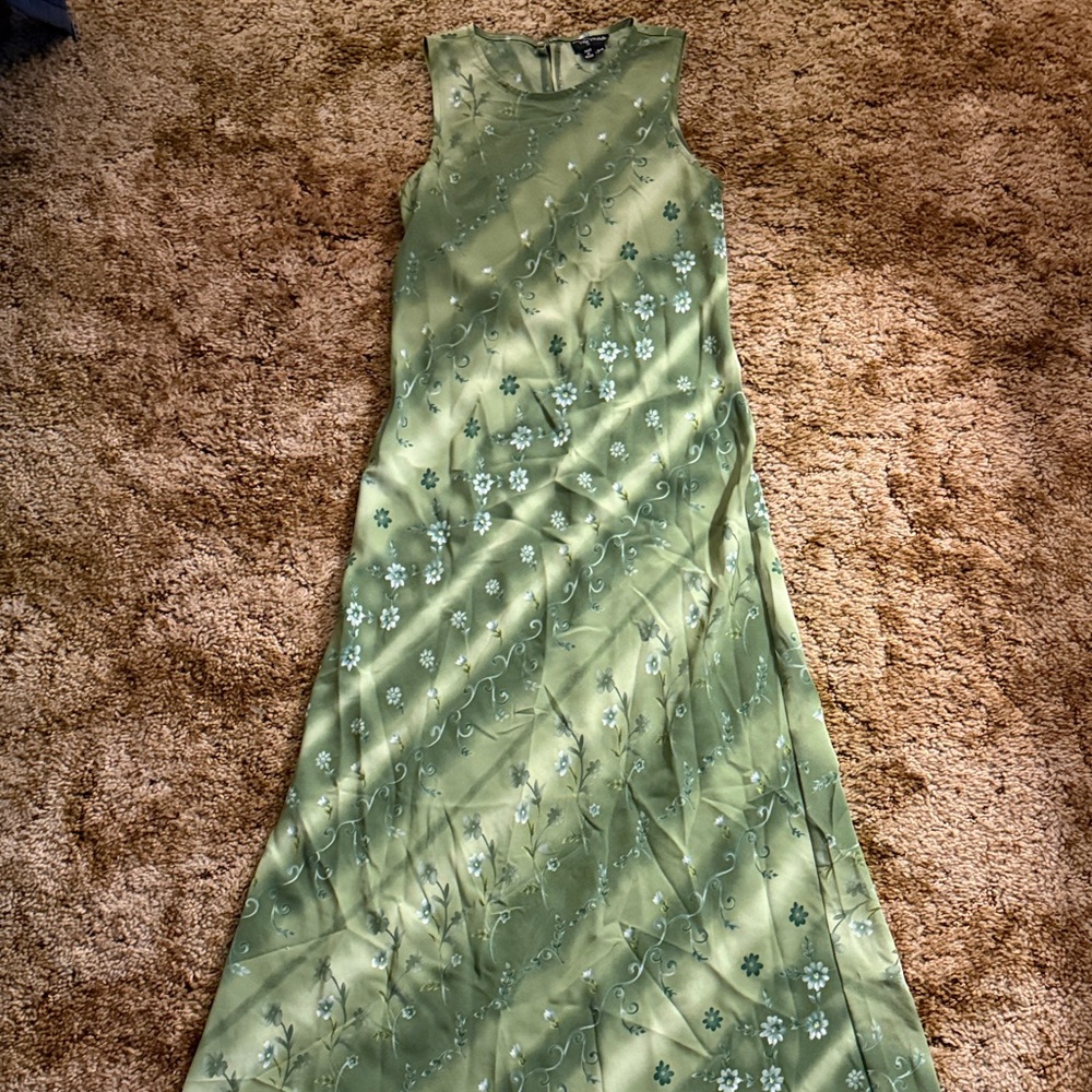 Vintage 90s My Michelle Floral Maxi Dress